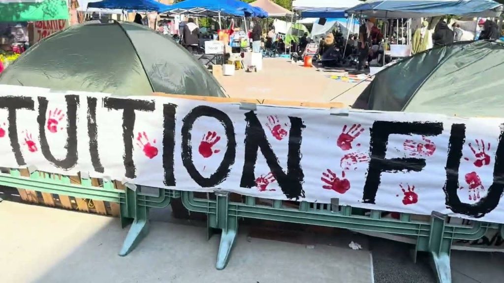 Discover the events of the UC Irvine encampment protest for a Free Palestine. What started as a peaceful demonstration turned into a confrontation with police, drawing significant media attention.