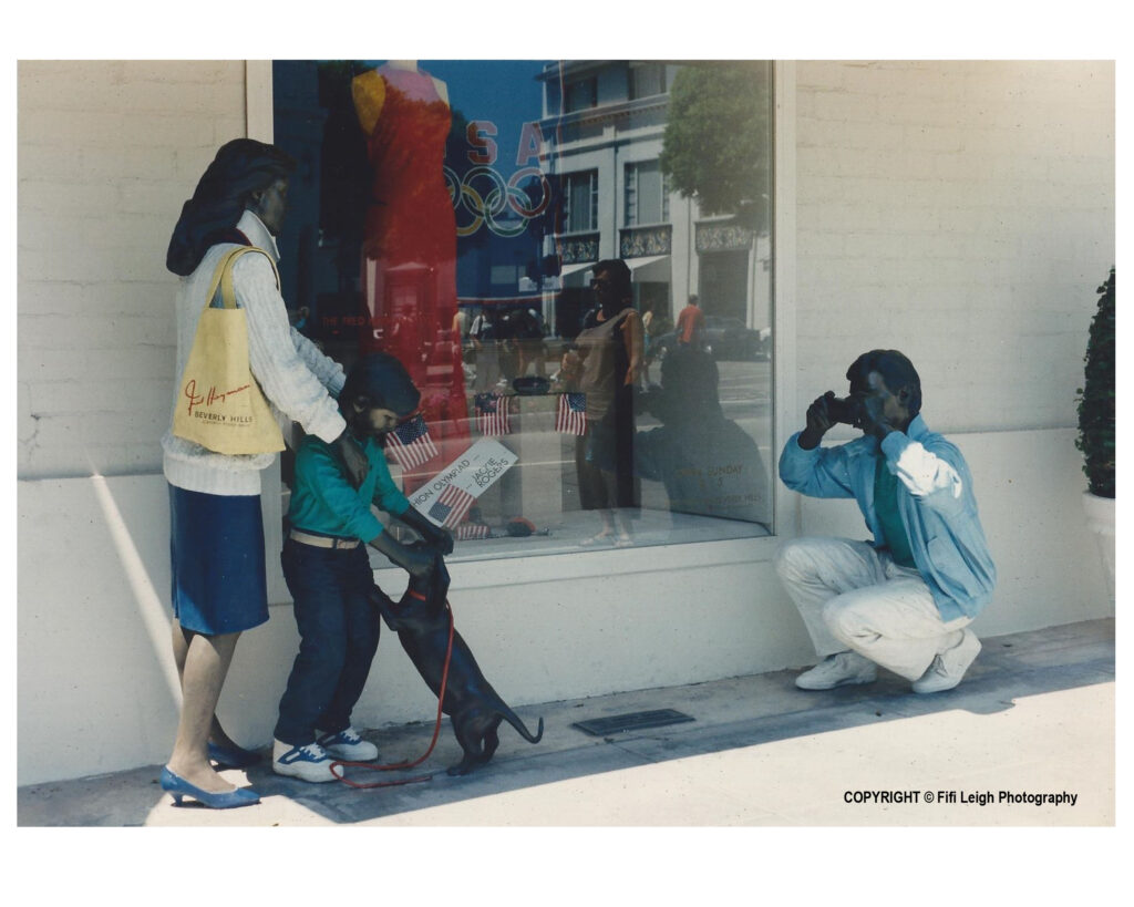 My old snapshot of summer olympics window display