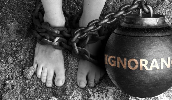 What does 'ignorance' mean? Does it make life happy or sad?