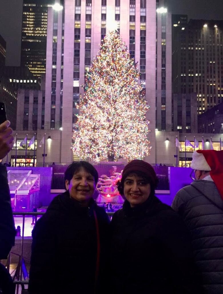 Meeting Dr. Dean after several years in NYC, Christmas 2022
